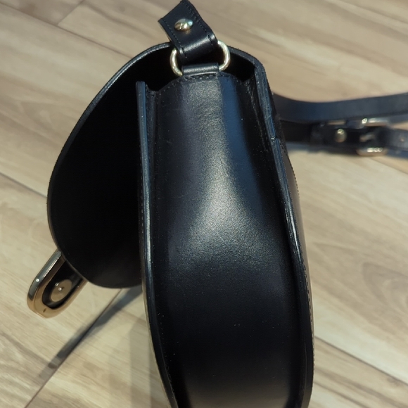 A.P.C. Black Crossbody Bag with Silver Detail - Picture 8 of 13